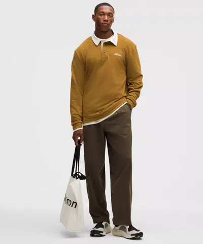 Lululemon Long-sleeve Rugby Shirt In Yellow