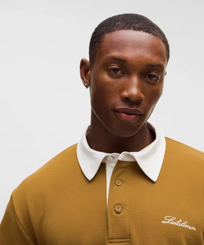 Lululemon Long-sleeve Rugby Shirt In Yellow