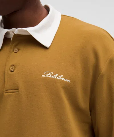 Lululemon Long-sleeve Rugby Shirt In Yellow