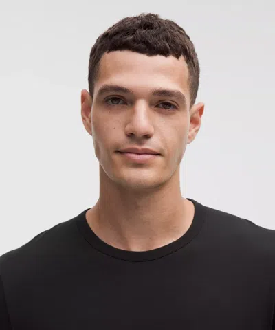 Lululemon Mile Maker Merino Wool-blend Long-sleeve Shirt In Black