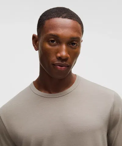 Lululemon Mile Maker Merino Wool-blend Long-sleeve Shirt In Gray