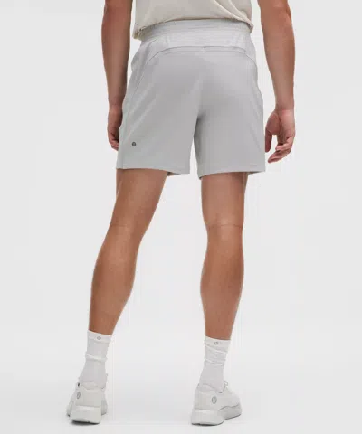 Lululemon Pace Breaker Reflective Linerless Knit Short 7" In Blue