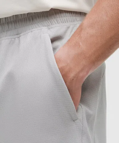 Lululemon Pace Breaker Reflective Linerless Knit Short 7" In Blue