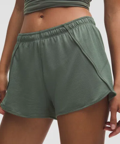 Lululemon Swiftly Mid-rise Short 3" In Gray