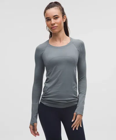 Lululemon Swiftly Tech Long-sleeve Shirt 2.0 In Gray