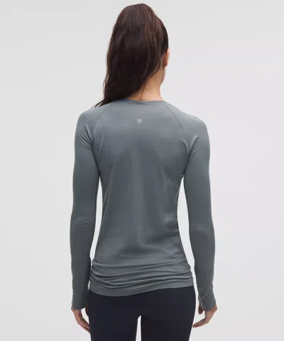 Lululemon Swiftly Tech Long-sleeve Shirt 2.0 In Gray