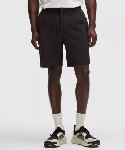 Lululemon Textured Spacer Relaxed Short 8" In Black