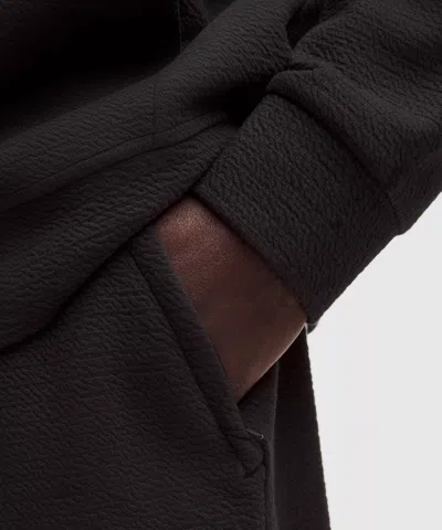 Lululemon Textured Spacer Relaxed Short 8" In Black