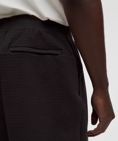 Lululemon Textured Spacer Relaxed Short 8" In Black