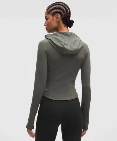 Lululemon Wunder Train Full-zip Jacket In Gray