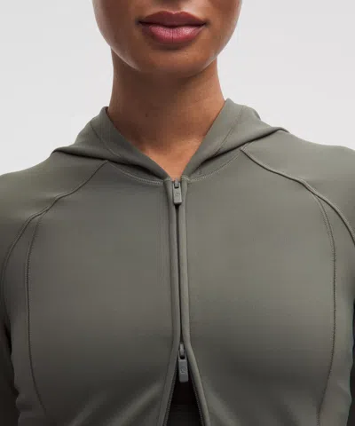 Lululemon Wunder Train Full-zip Jacket In Gray