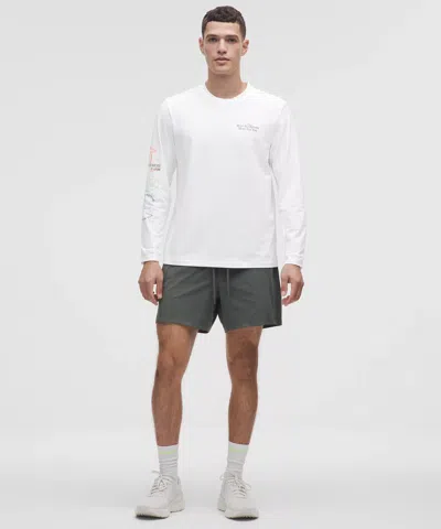 Lululemon Zeroed In Long-sleeve Shirt In White
