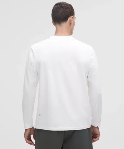 Lululemon Zeroed In Long-sleeve Shirt In White