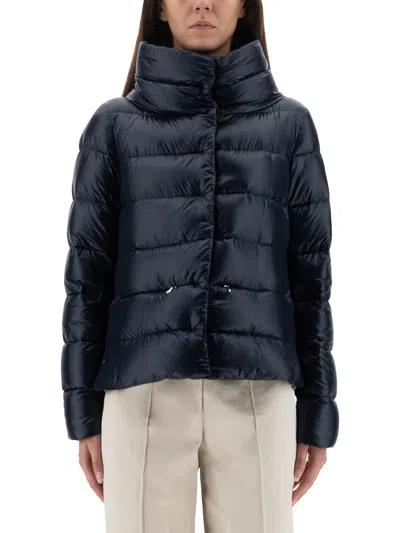 Herno "ultralight" Nylon Hood In Blue