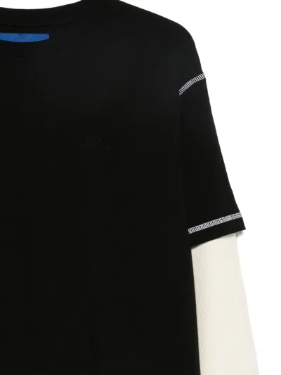 Awake Ny Seam-detail Layered Jumper In Black