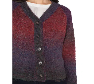 Liverpool Los Angeles Ombre V Neck Cardigan In Multi