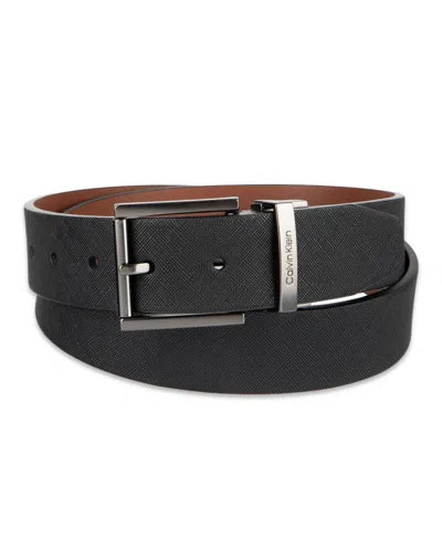 Calvin Klein Men's 2-piece Belt Gift Set In Black