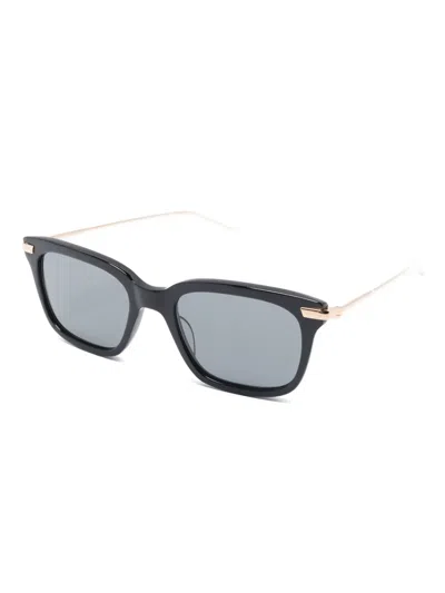 Thom Browne Rectangle-frame Sunglasses In Black