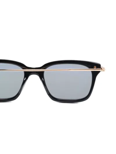 Thom Browne Rectangle-frame Sunglasses In Black