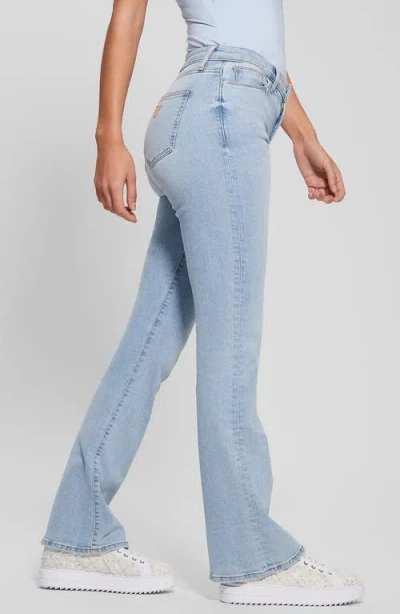 Guess Flare Leg Jeans In Blue
