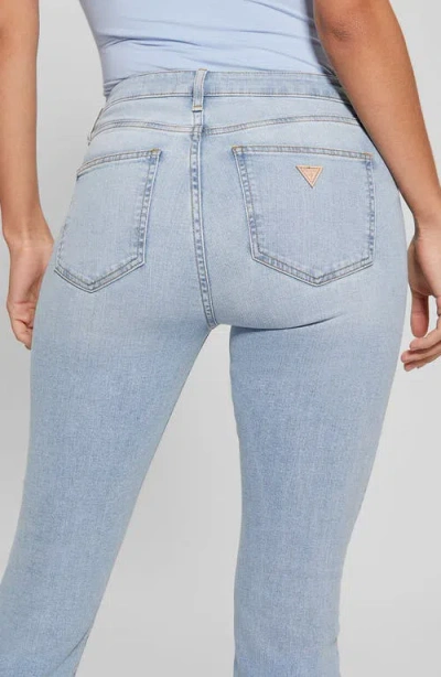 Guess Flare Leg Jeans In Blue