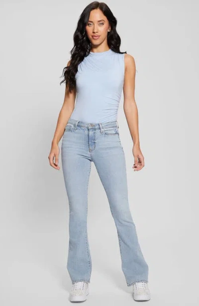 Guess Flare Leg Jeans In Blue