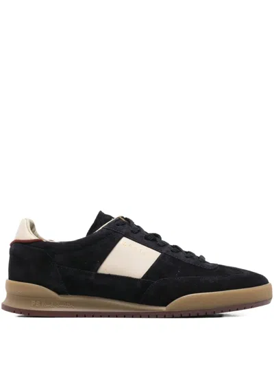 Paul Smith Dover Panelled Sneakers In Black