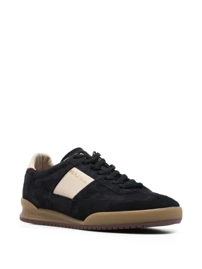 Paul Smith Dover Panelled Sneakers In Black
