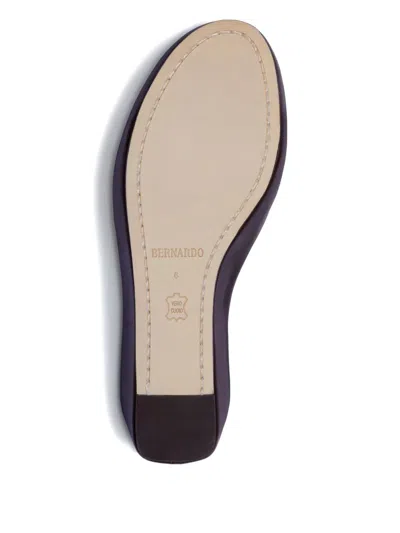 Bernardo 1946 76mm Vivi Wedge Leather Mules In Brown