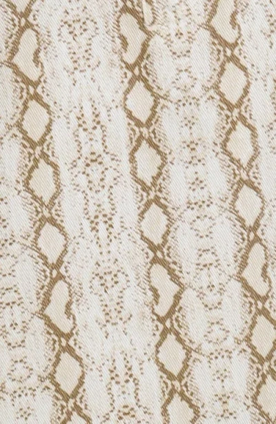 Flying Tomato Python Print Shirtdress In Multi