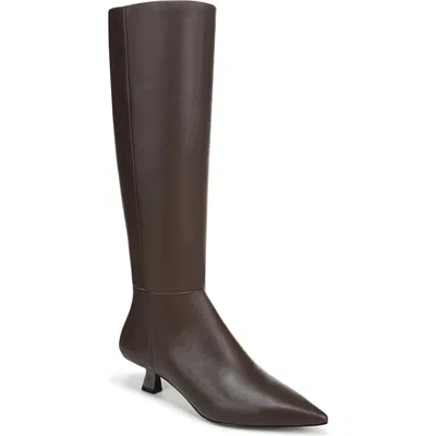 Franco Sarto Jennalyn Kitten Heel Boot In Brown