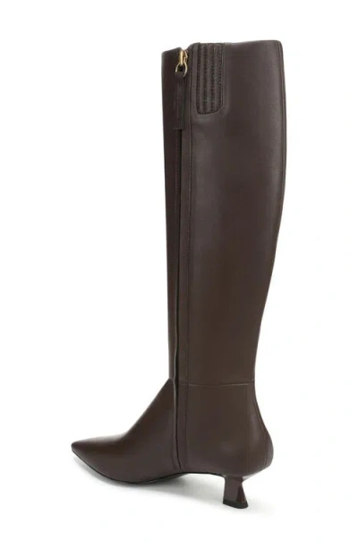 Franco Sarto Jennalyn Kitten Heel Boot In Brown