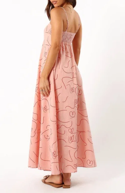 Petal And Pup Petal & Pup Brea Allover Print A-line Dress In Pink