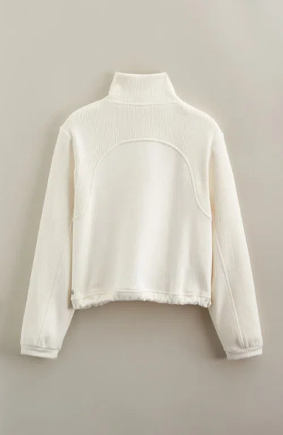 Zella Girl Kids' Corded Velour Jacket In Neutral