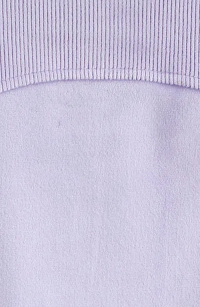 Zella Girl Kids' Corded Velour Jacket In Purple