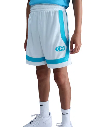 Nike Caitlin Clark Big Kids' Crossover Shorts In White