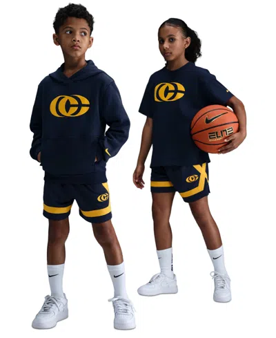 Nike Kids 7-20 Crossover Shorts In Blue