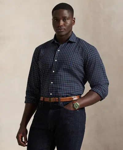 Polo Ralph Lauren Men's B&t Long Sleeve Brushed Twill Shirt In Blue