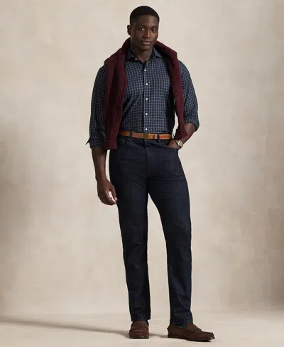 Polo Ralph Lauren Men's B&t Long Sleeve Brushed Twill Shirt In Blue