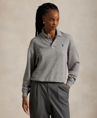 Polo Ralph Lauren Polo Pony-embroidered Sweatshirt In Gray