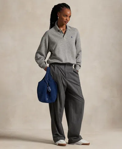 Polo Ralph Lauren Polo Pony-embroidered Sweatshirt In Gray