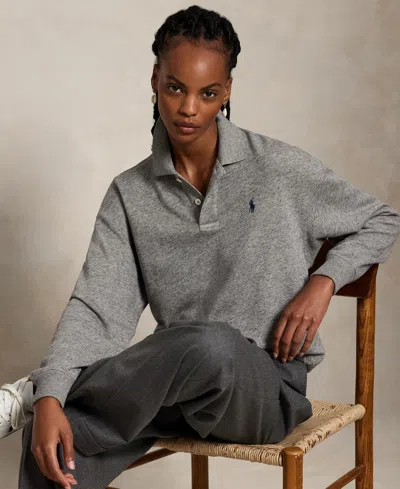 Polo Ralph Lauren Polo Pony-embroidered Sweatshirt In Gray