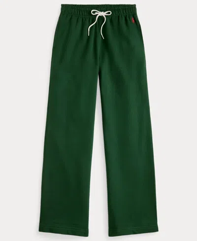 Polo Ralph Lauren Cotton Blend Joggers Featuring Elastic Cuffs And Waistband In Green