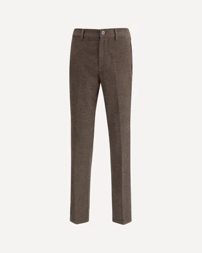 Cruna Patterned Trousers In Brown