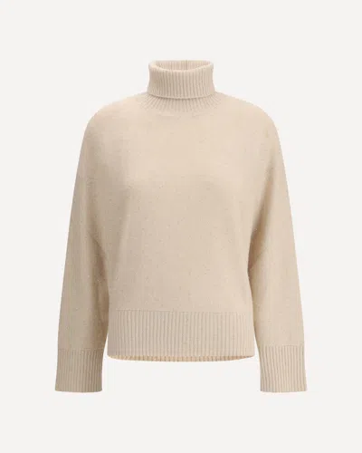 Fabiana Filippi Wool And Silk Sweater With Sequins In Neutral