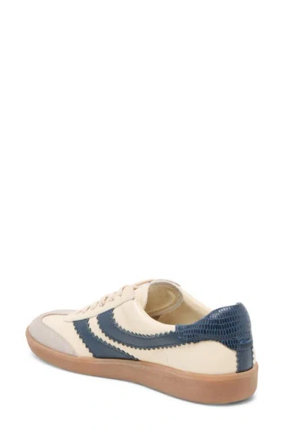 Dolce Vita Merit Sneakers White Navy Leather In Multi