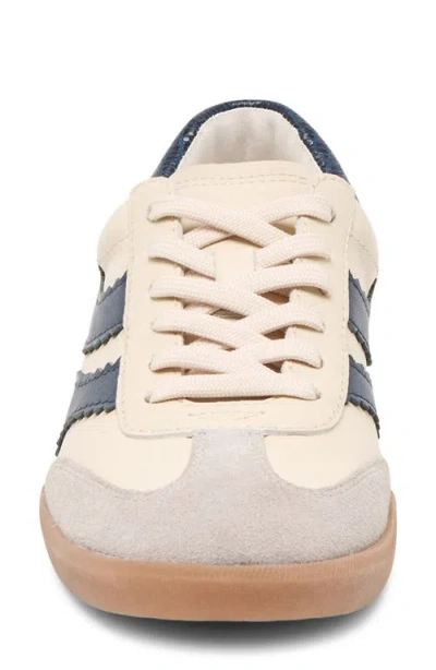 Dolce Vita Merit Sneakers White Navy Leather In Multi