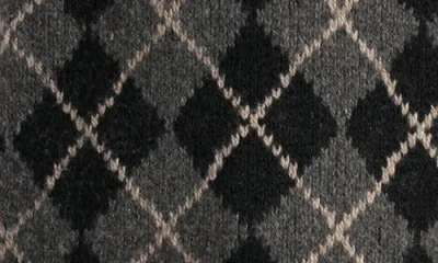 Khaite Pratt Oversize Argyle Plaid Cashmere Sweater In Multi