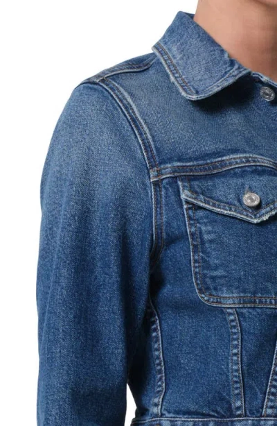 Citizen Of Humanity Citizens Of Humanity Charisse Shrunken Denim Jacket In Blue