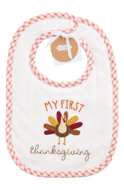 Mud Pie My First Thanksgiving Bib In Multi